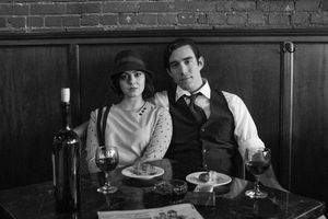 Riley Shanahan and Harriette Dunn-Feliz as Ernest and Hadley Hemingway. Photo by Adam Smith.
@ BroadwayWorld Riley Shanahan and Harriette Dunn-Feliz as Ernest and Hadley Hemingway. Photo by Adam Photo