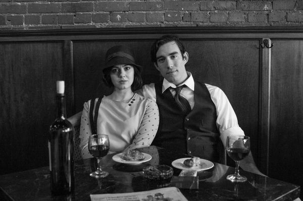 Riley Shanahan and Harriette Dunn-Feliz as Ernest and Hadley Hemingway. Photo by Adam Photo