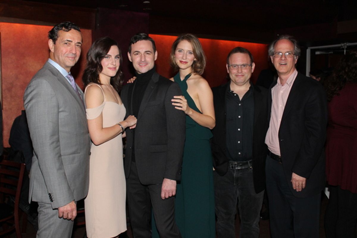 Stephen Schnetzer, Mikaela Izquierdo, Max von Essen, Elisabeth Gray, Todd Cerveris and Jonathan Bank at 