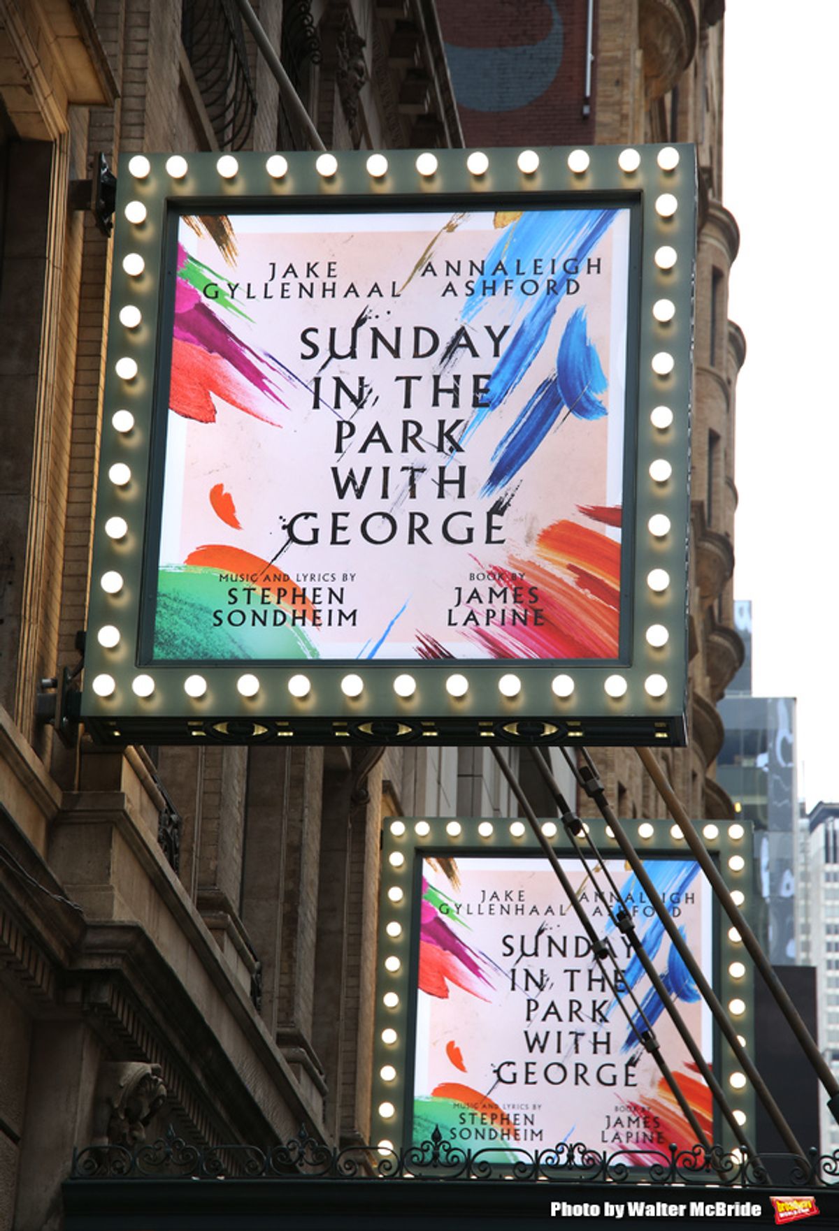 'Sunday in the Park with George'  starring Jake Gyllenhaal and Annaleigh Ashford  Theatre Marquee unveiling at the Hudson Theatre on January 27, 2017 in New York City.
 at 