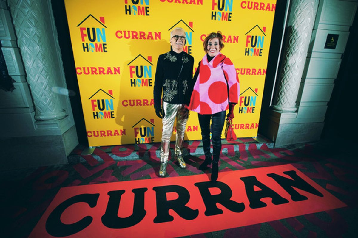 Norman Stone and Norah Stone at Alison Bechdel, Jeanine Tesori and More Celebrate FUN HOME's West Coast Premiere, Curran Re-Opening in San Francisco