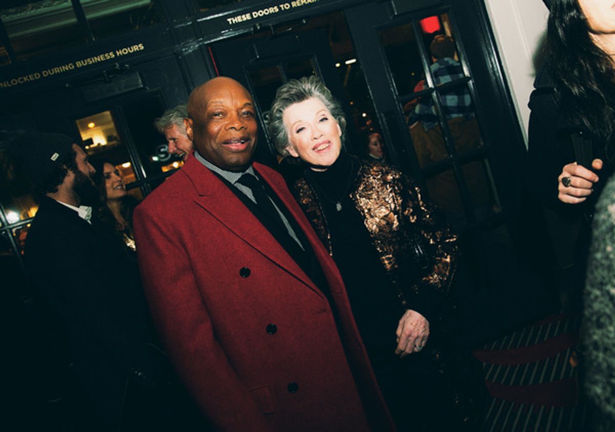 Mayor Willie Brown and Carole Shorenstein Hays at 