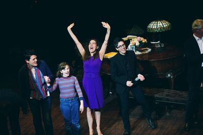 Kate Shindle, Alessandra Baldacchino, Jeanine Tesori and Alison Bechdel Photo