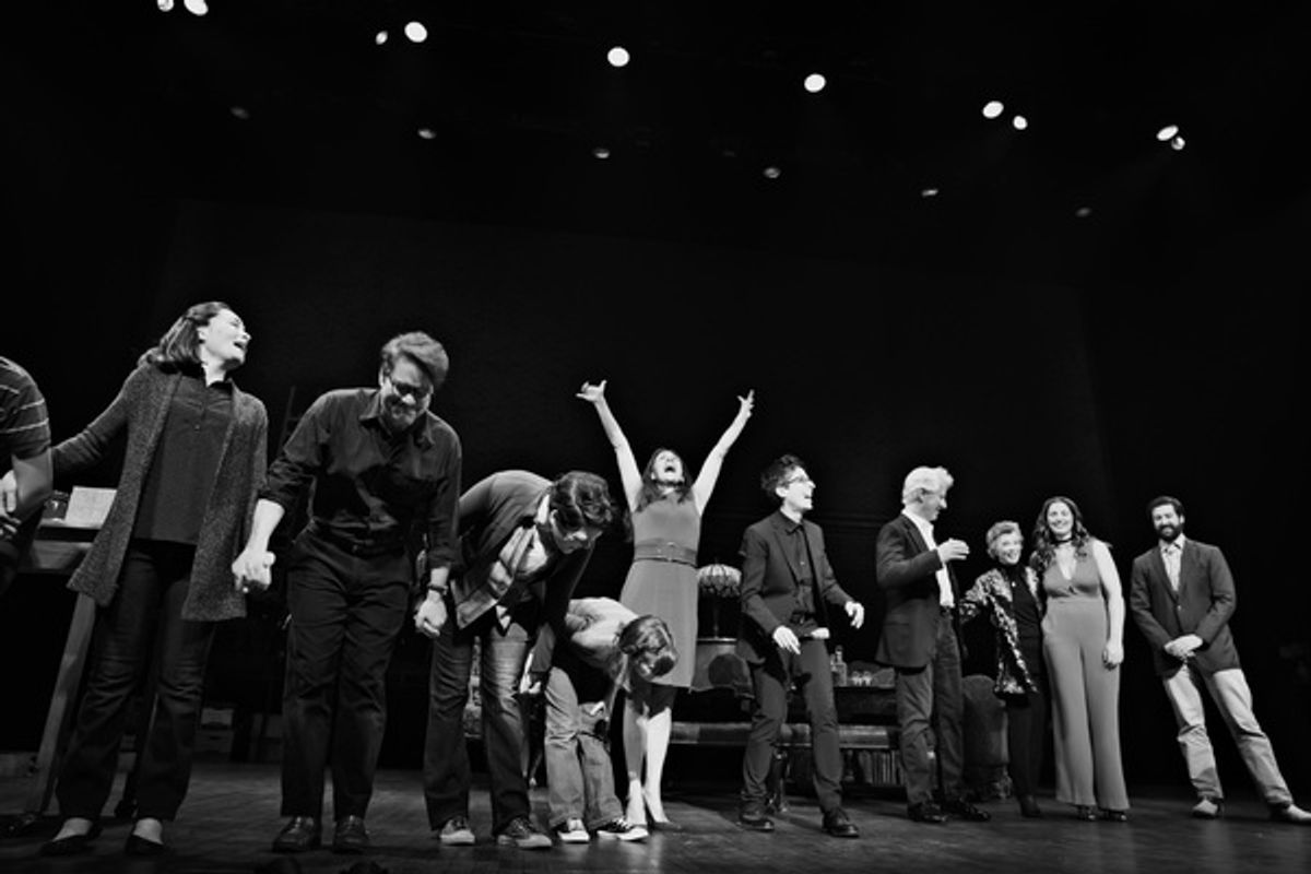 Jeanine Tesori, Alison Bechdel, Dr. Jeffrey Hays, Carole Shorenstein Hays, Gracie Hays, Wally Hays at 