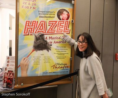 Catherine Adler, cleaning up HAZEL Photo