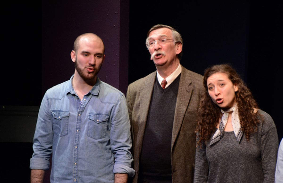 Ari Axelrod, John Little and Abby Goldfarb at 