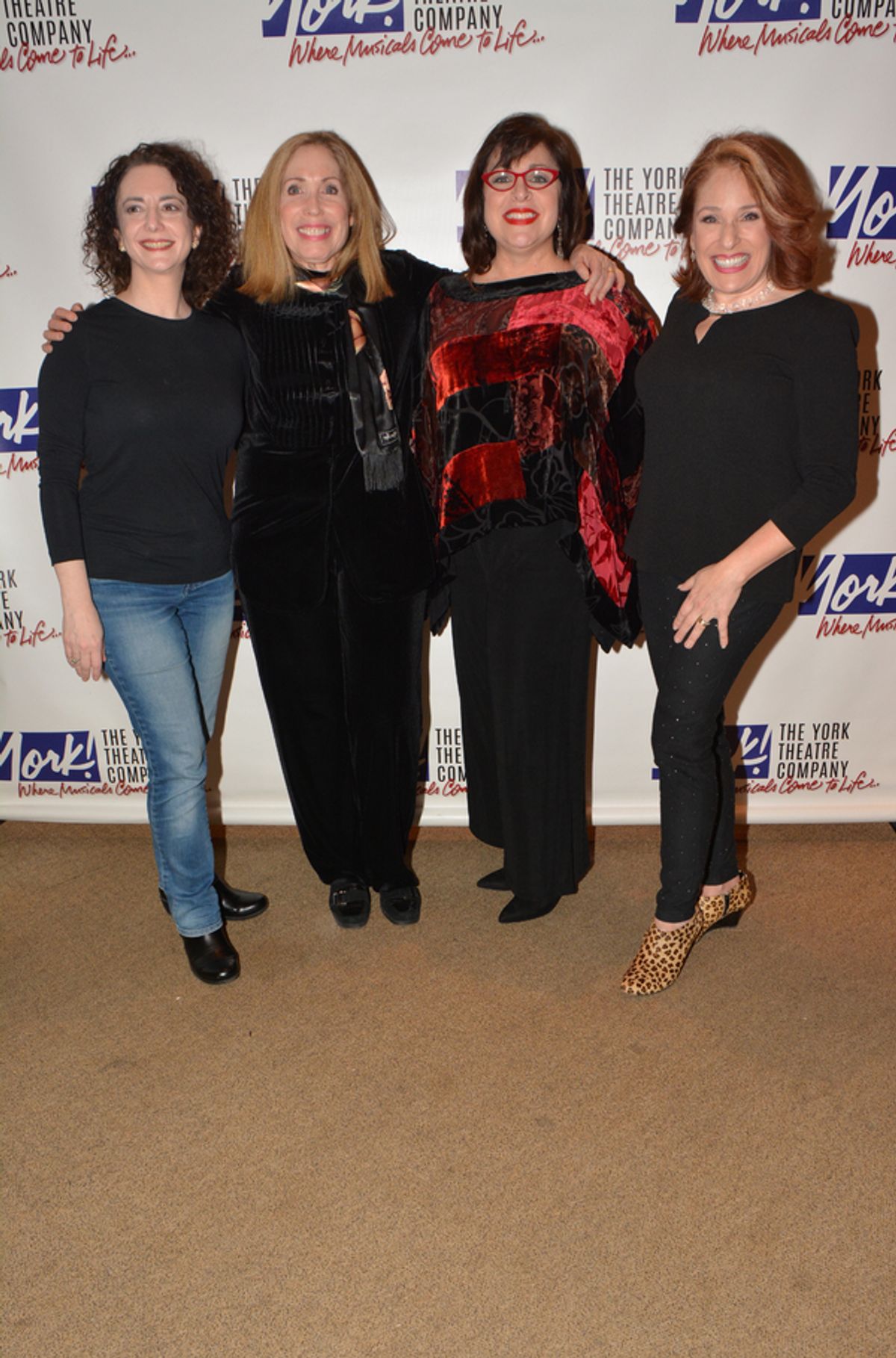 Joanne Lessner, Alix Korey, Marcy DeGonge Manfredi and Joy Hermalyn at 
