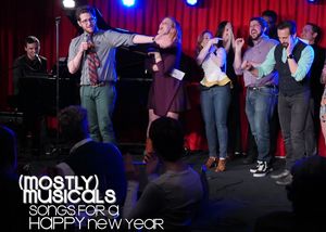 Mark Jacobson and Gregory Nabours led the company sing-a-long of 'Friends in Low Places' @ BroadwayWorld Mark Jacobson and Gregory Nabours led the company sing-a-long of 'Friends in Low Plac Photo