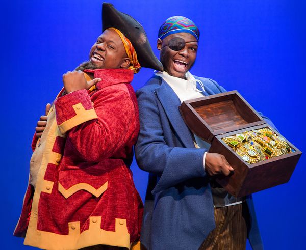 Captain Braid Beard (Rodrick Randall and Sharktooth the Pirate (Phillip Brown) Photo