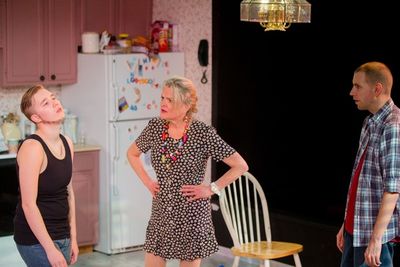 Cory Sapienza (Max), Martha Harmon Pardee (Paige) and Royce Roeswood (Isaac) Photo