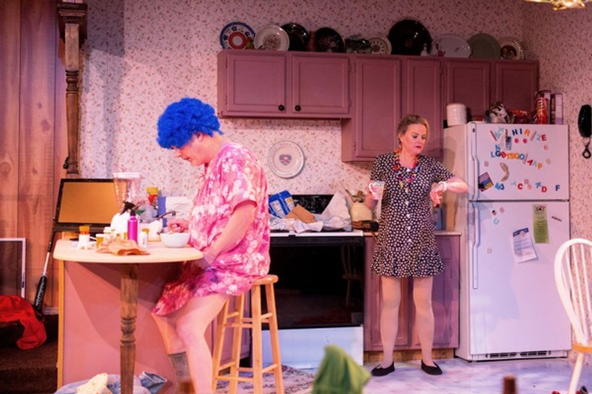 Marc Stith (Arnold) and Martha Harmon Pardee (Paige) at 