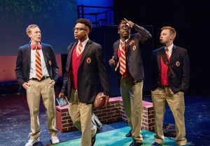 Dylan Morrison Myers, Keith L. Royal Smith, Jeremy Keith Hunter, and Josh Adams as Fielder @ BroadwayWorld Dylan Morrison Myers, Keith L. Royal Smith, Jeremy Keith Hunter, and Josh Adams as Fi Photo