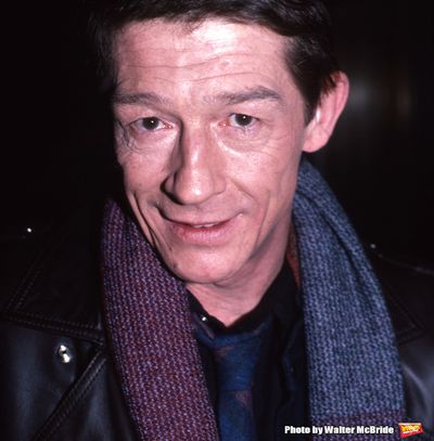John Hurt photographed at the NBC Building on January 15, 1985 in New York City. Photo