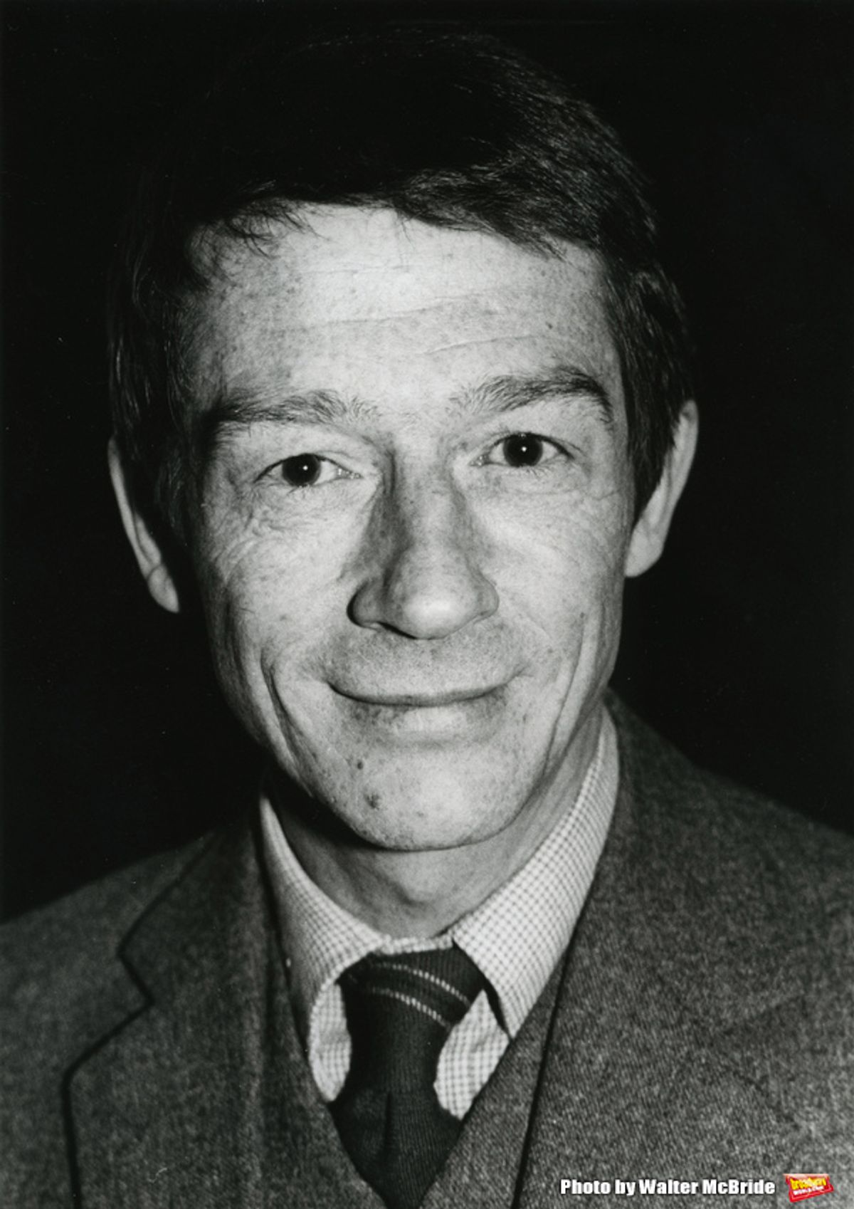 John Hurt photographed at his hotel on January 17, 1982 in New York City. at 
