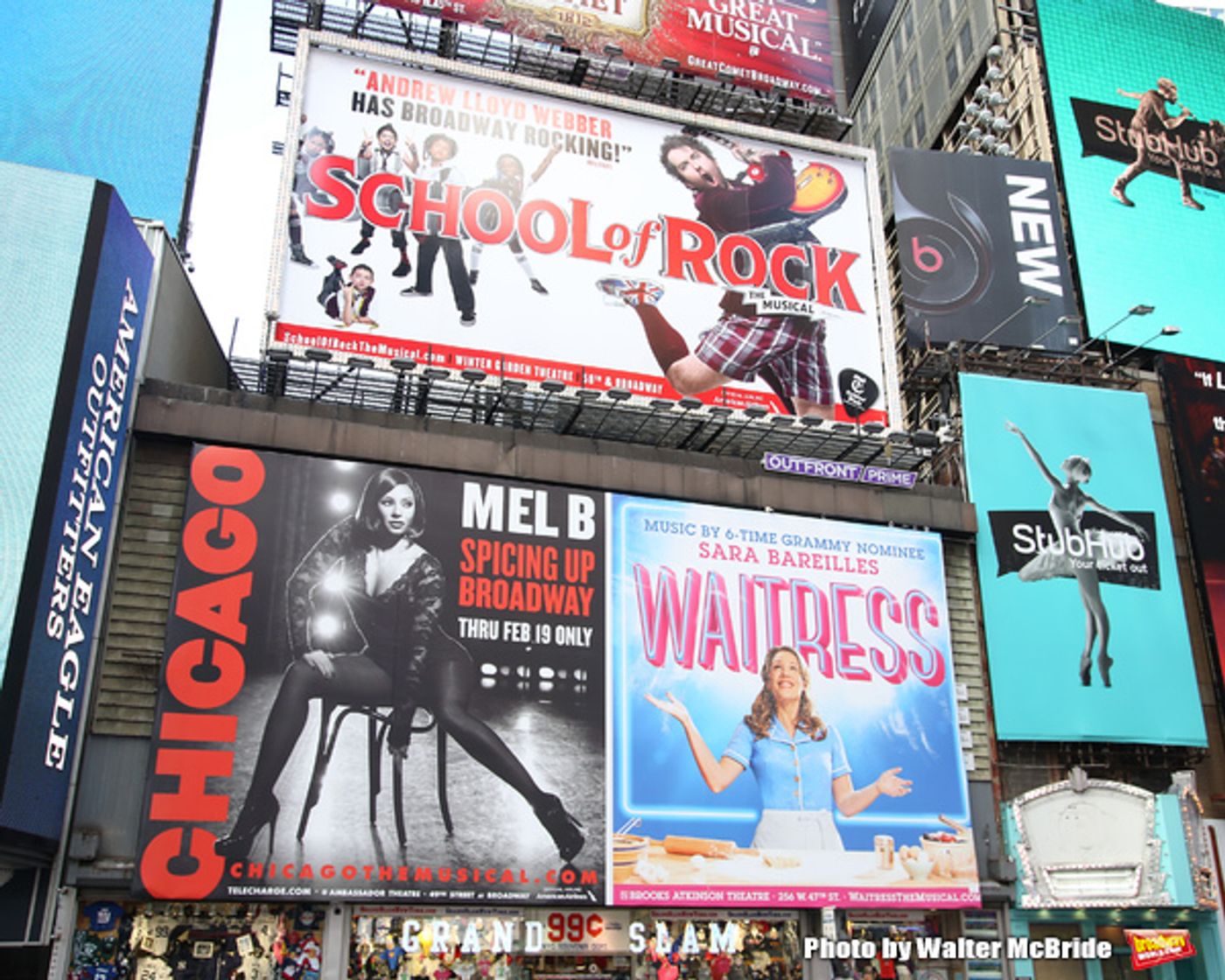 Photo Coverage: Mel B Graces Time Square in New CHICAGO Billboard  Image
