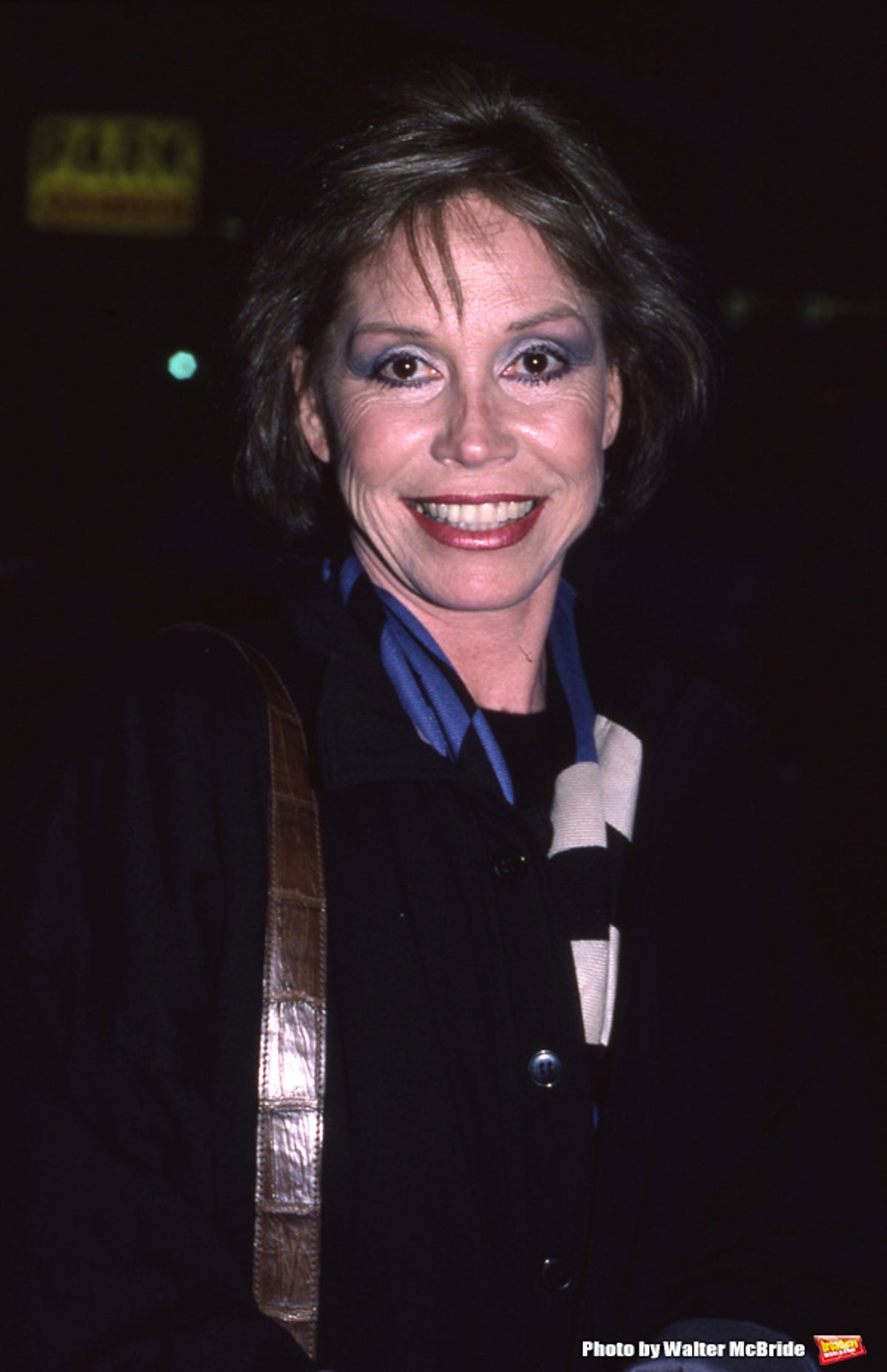 Mary Tyler Moore  on April 1, 1987 in New York City.
 at 
