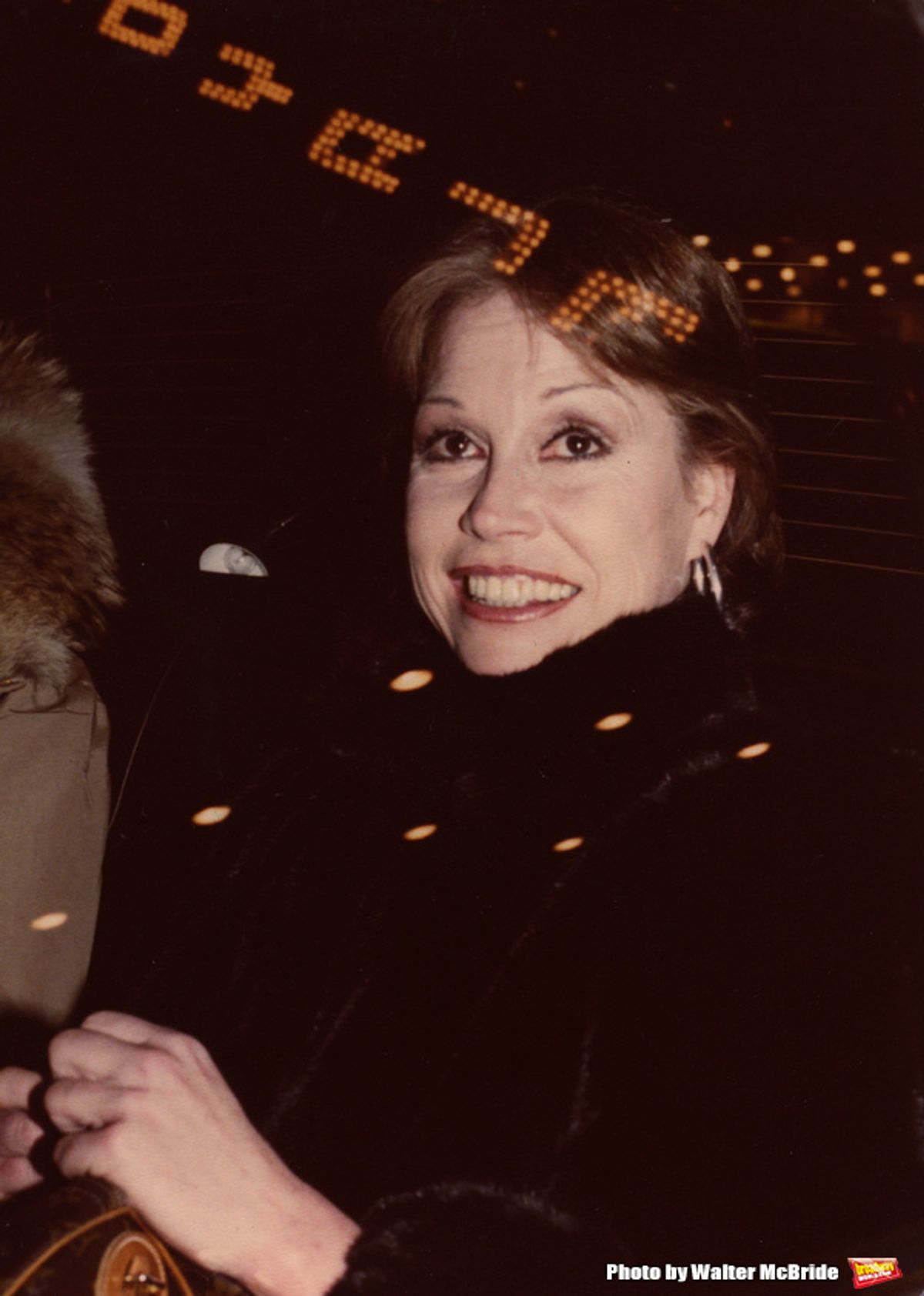 Mary Tyler Moore after a rehearsal in â€˜Whoâ€™s Life is it Anywayâ€™ at the Royale Theatre on February 11, 1980 in New York City.
 at 