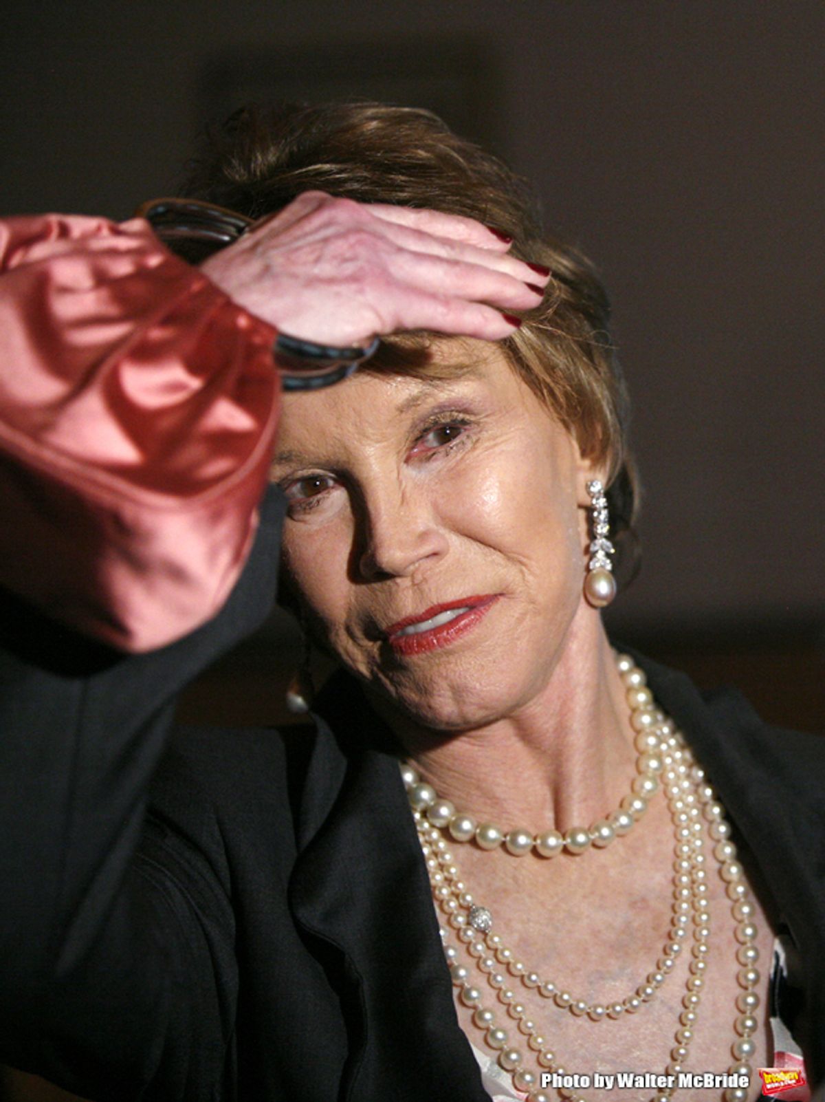 Mary Tyler Moore & Bernadette Peters
attending the book Party for the debut release of Bernadette Peter's BROADWAY BARKS at Le Cirque Restaurant in New York City.
May 12, 2008
 at 