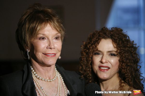 Mary Tyler Moore & Bernadette Peters
attending the book Party for the debut release o Photo