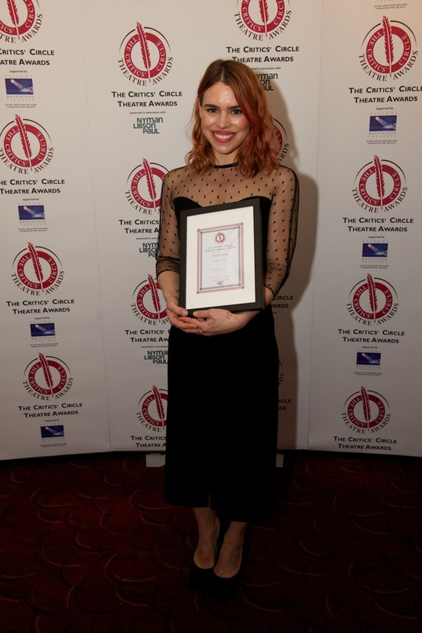 Photo Flash: Anthony Boyle, John Tiffany, Billie Piper and More at the Critics' Circle Theatre Awards 2016  Image