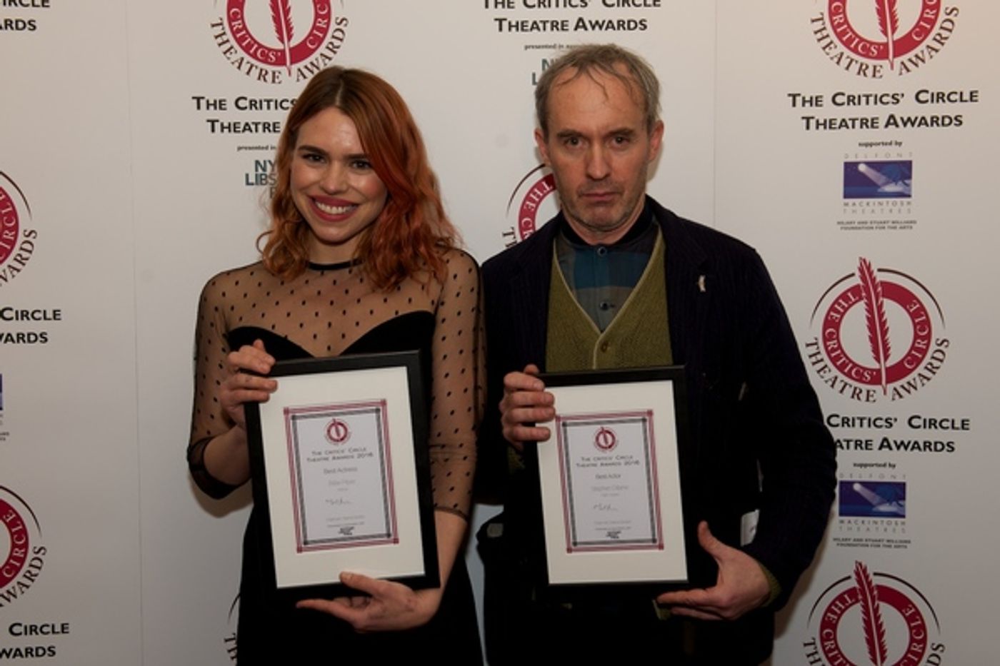 Photo Flash: Anthony Boyle, John Tiffany, Billie Piper and More at the Critics' Circle Theatre Awards 2016  Image