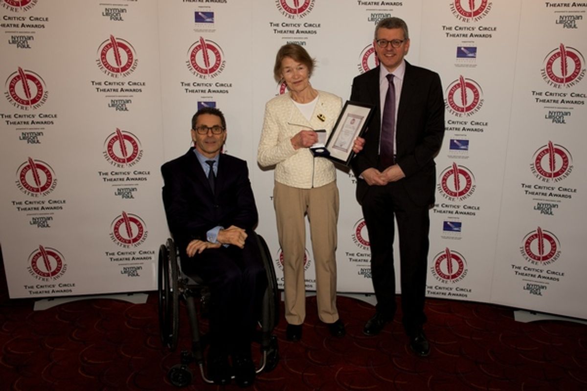 Anthony Pins (Nyman Lisbon Paul), Glenda Jackson & Paul Taiano (NLP) at 