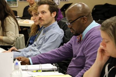 Meredith Ries,  and Jimmy Maize and R. Lamar Williams Photo