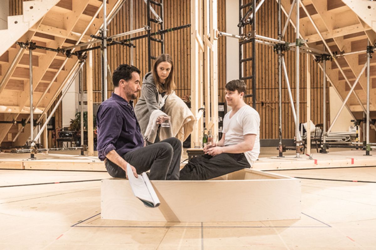 Tim McMullan, Imogen Doel and Daniel Rigby at 