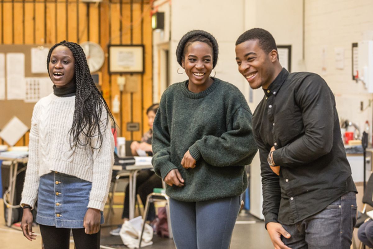 Whitney Kehinde, Tamara Lawrance, and Daniel Ezra at 