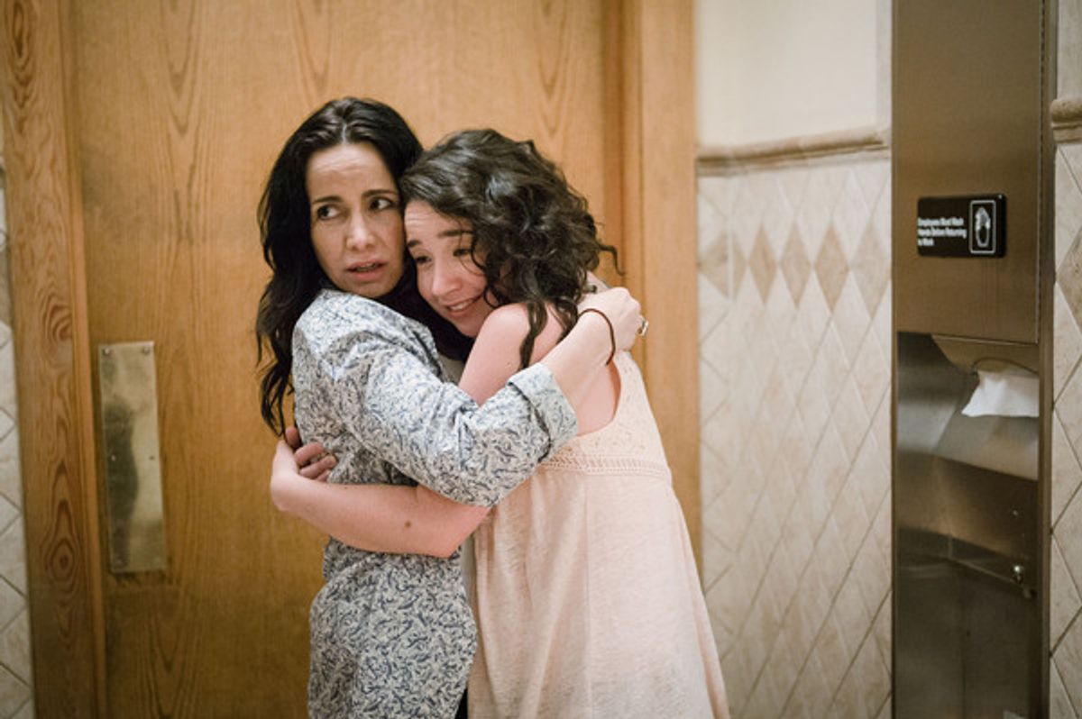 Janeane Garofalo and Sarah Steele at 