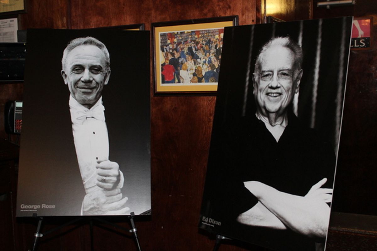 George Rose and Ed Dixon at 