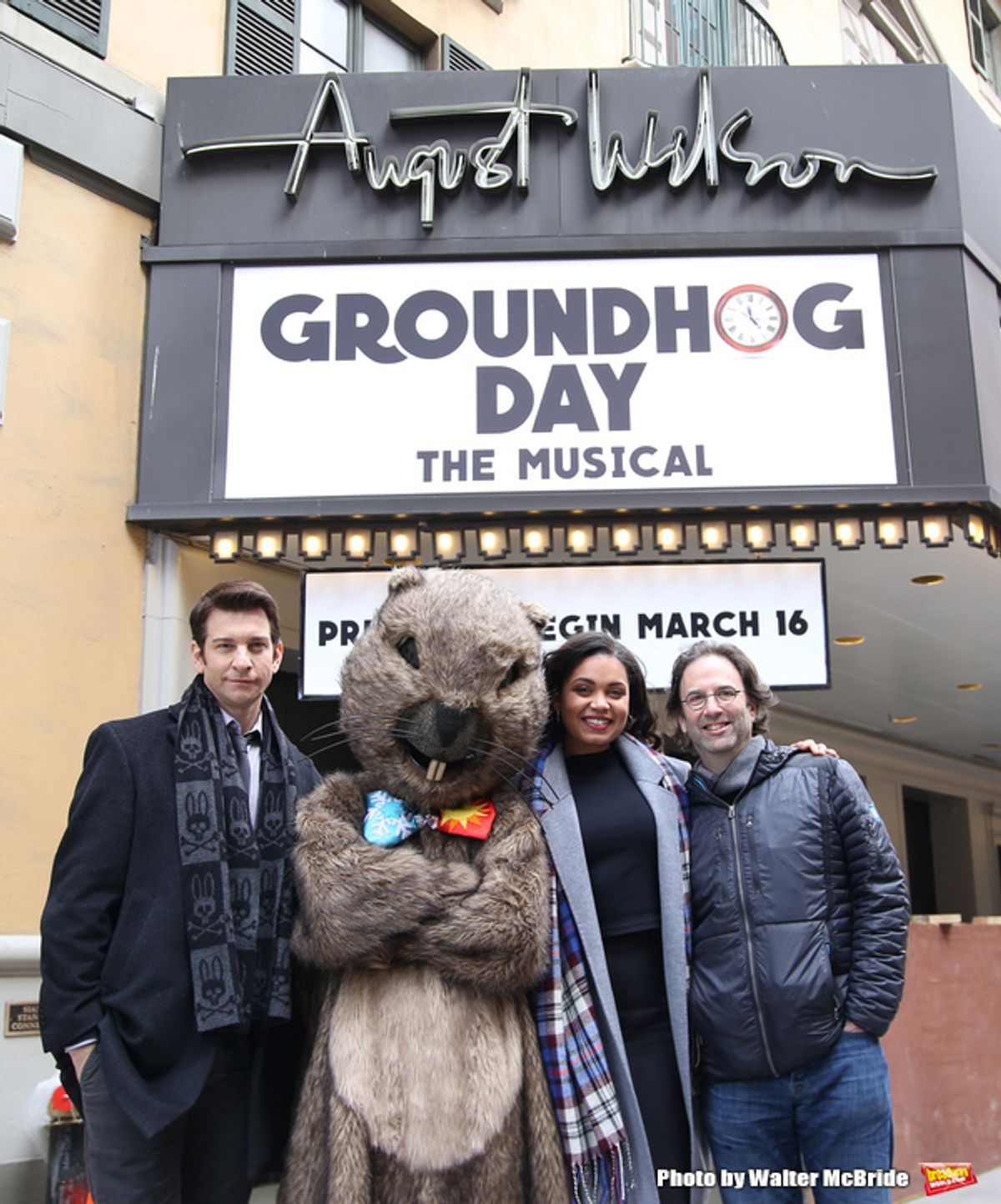Andy Karl, Barrett Doss, and Danny Rubin at 