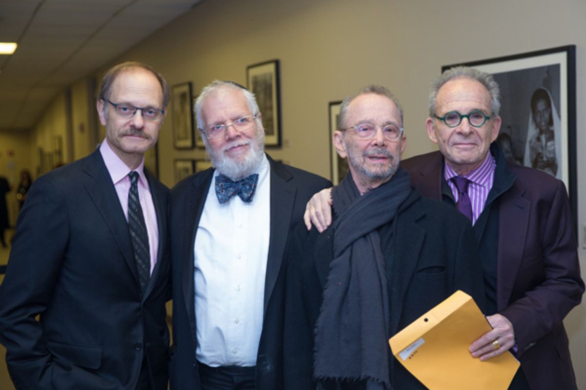 David Hyde Pierce, Zalmen Mlotek, Joel Grey and Ron Rifkin at 