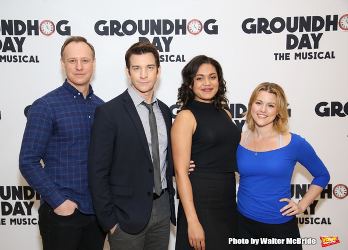 John Sanders, Andy Karl, Barrett Doss and Rebecca Faulkenberry at 