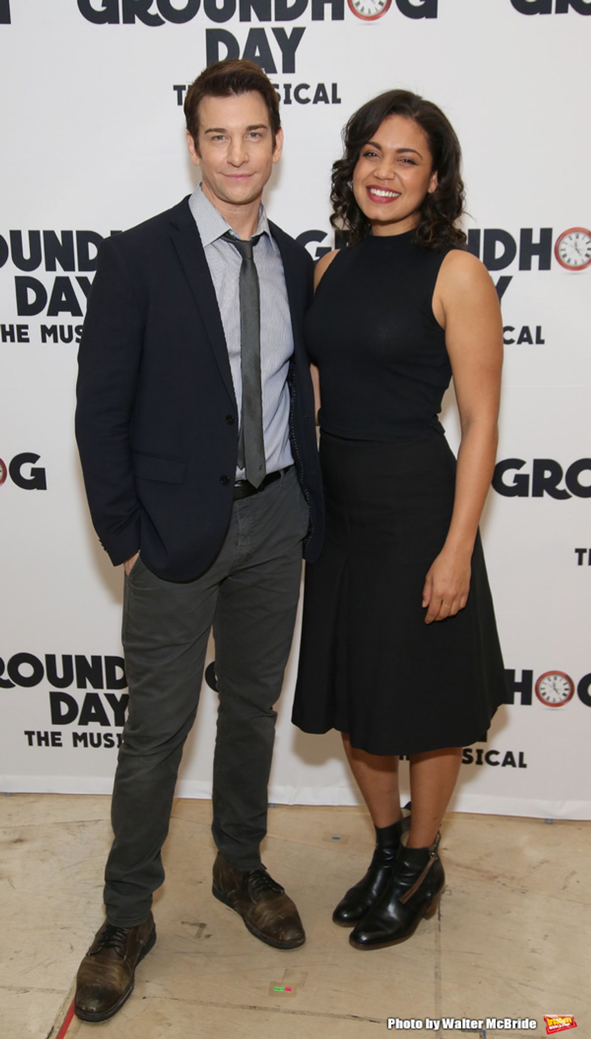 Andy Karl and Barrett Doss  at 