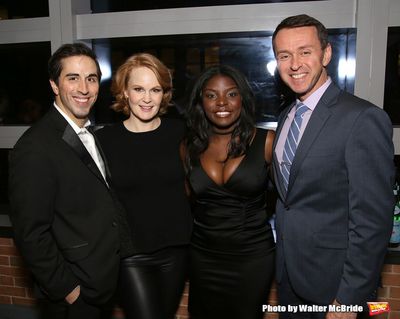 Matthew Scott, Kate Baldwin, Joaquina Kalukango and Andrew Lippa Photo