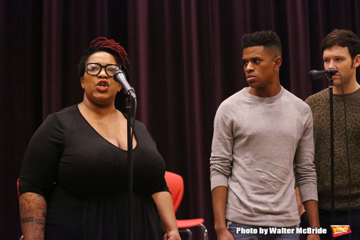 Frenchie Davis, Jeremy Pope and Taylor Frey  at 