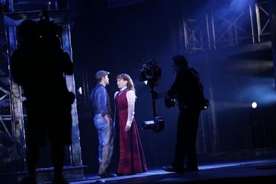 Jeremy Jordan and Kara Lindsay Photo