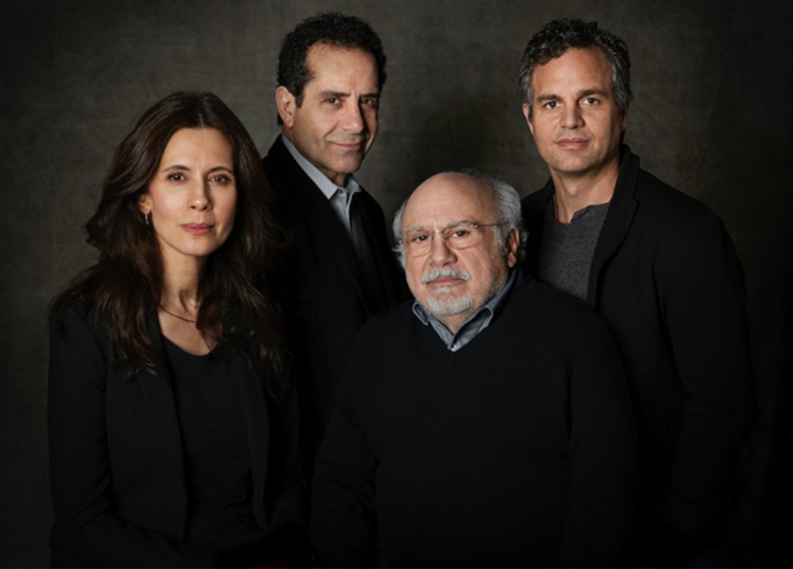 Photo Flash: Jessica Hecht, Tony Shalhoub, Danny DeVito and Mark Ruffalo Pose for THE PRICE on Broadway — photo 1 of 1