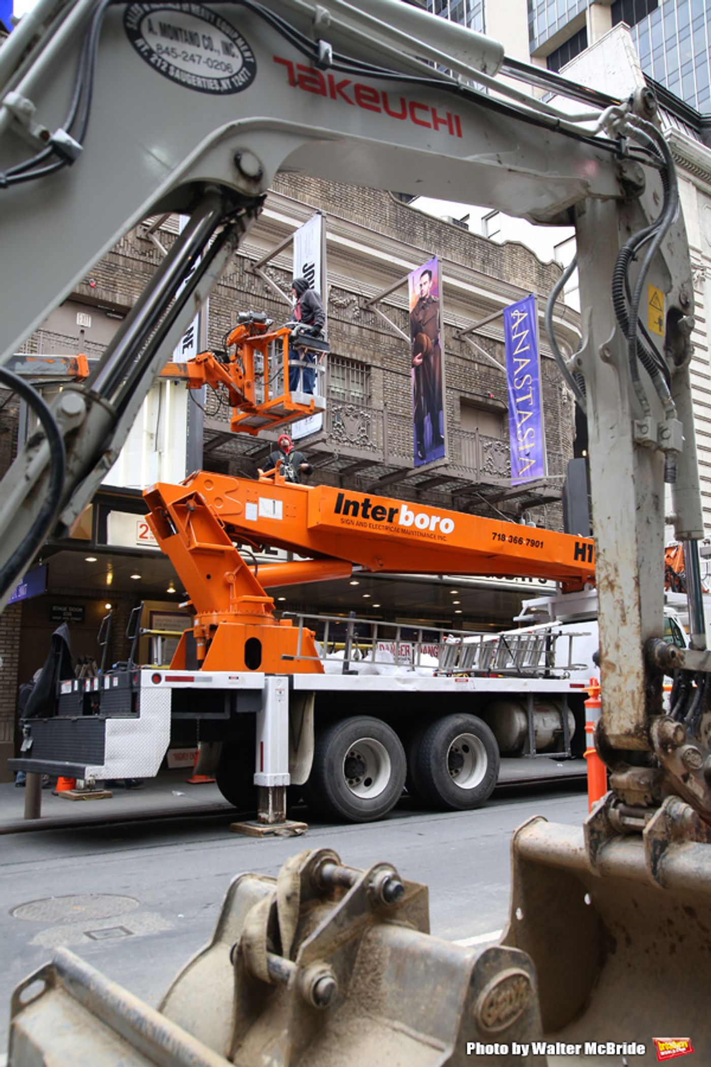 Up on the Marquee: ANASTASIA Gets Installed!  Image