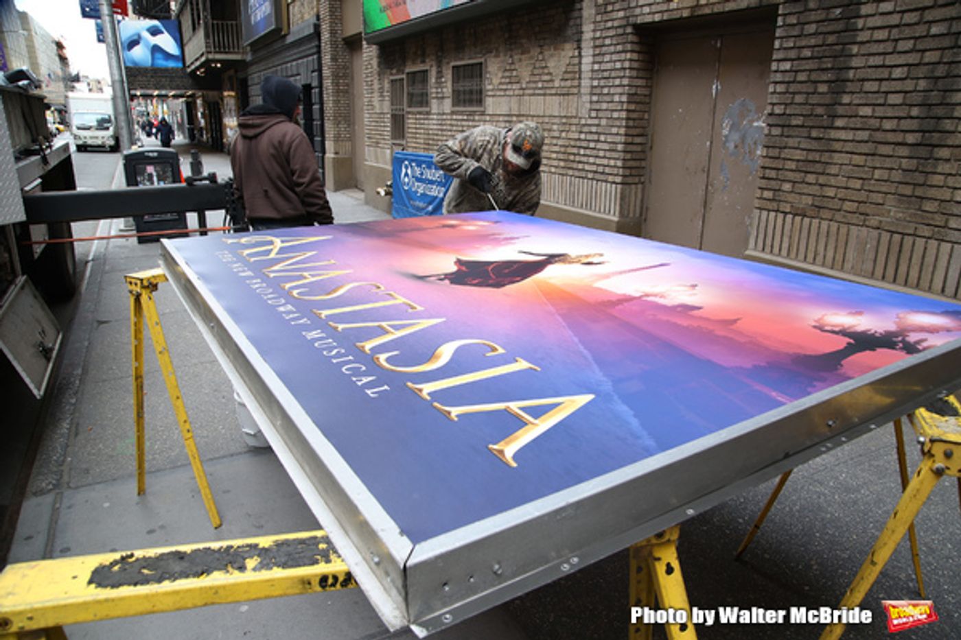Up on the Marquee: ANASTASIA Gets Installed!  Image