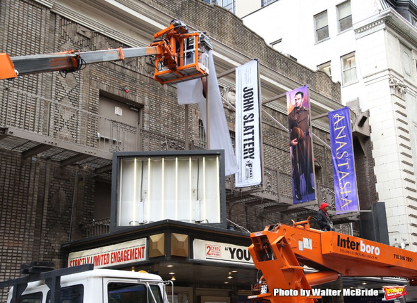 Up on the Marquee: ANASTASIA Gets Installed!  Image