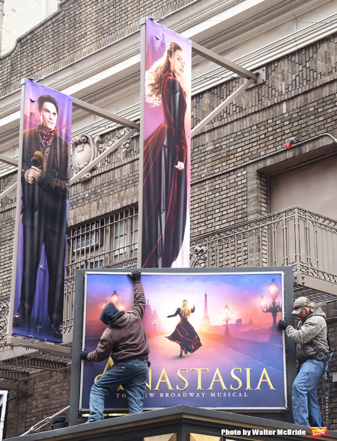 Up on the Marquee: ANASTASIA Gets Installed!  Image