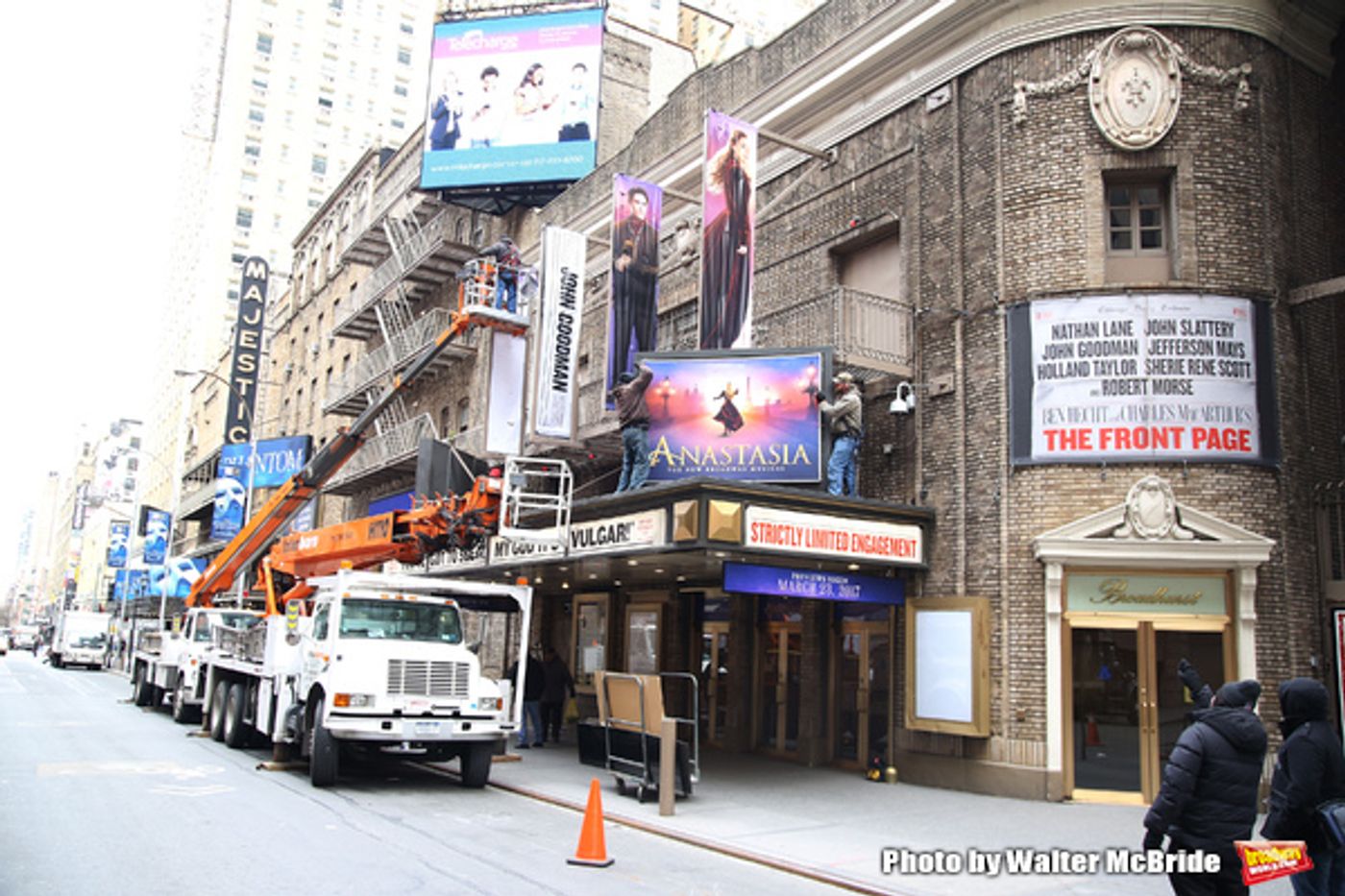 Up on the Marquee: ANASTASIA Gets Installed!  Image