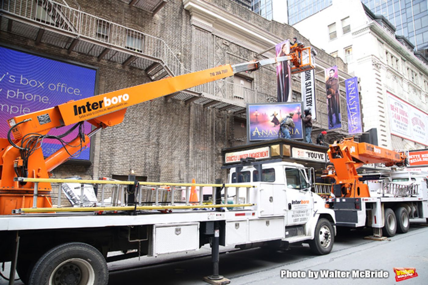 Up on the Marquee: ANASTASIA Gets Installed!  Image