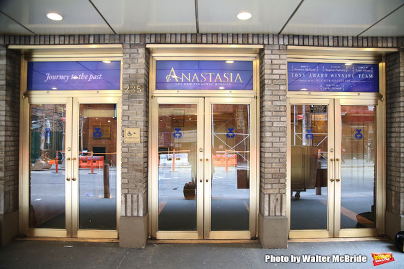 Up on the Marquee: ANASTASIA Gets Installed!  Image