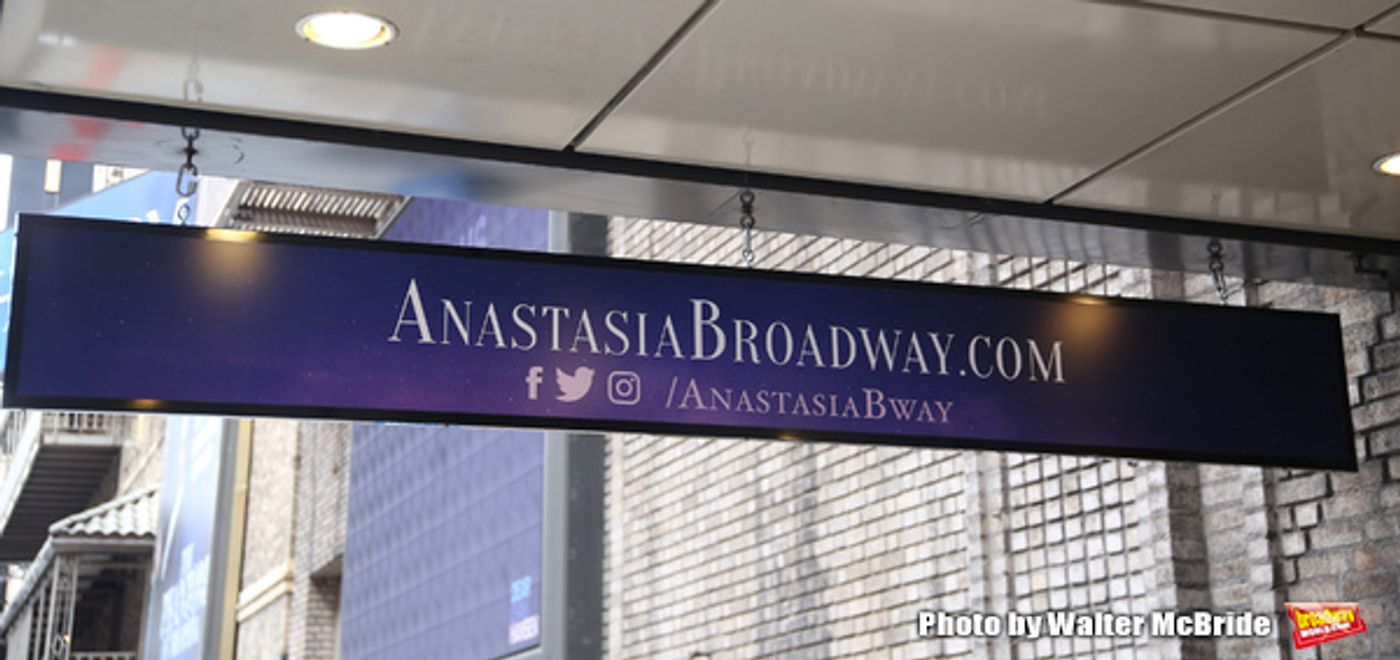 Up on the Marquee: ANASTASIA Gets Installed!  Image