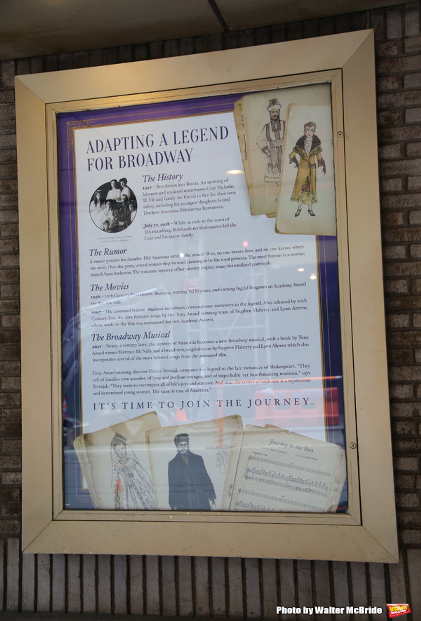 Up on the Marquee: ANASTASIA Gets Installed!  Image