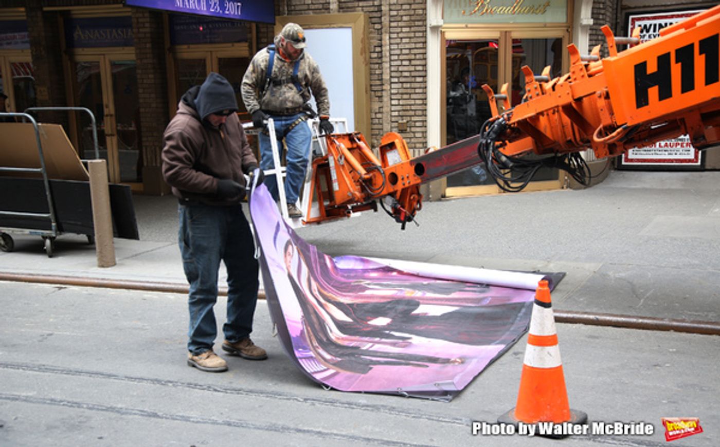 Up on the Marquee: ANASTASIA Gets Installed!  Image