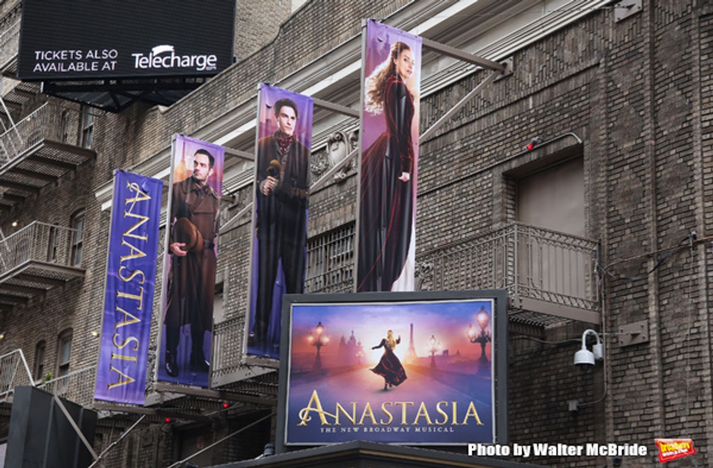 Up on the Marquee: ANASTASIA Gets Installed!  Image